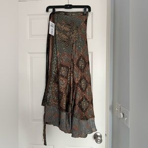 Darn Good Yarn Sari Wrap Skirt